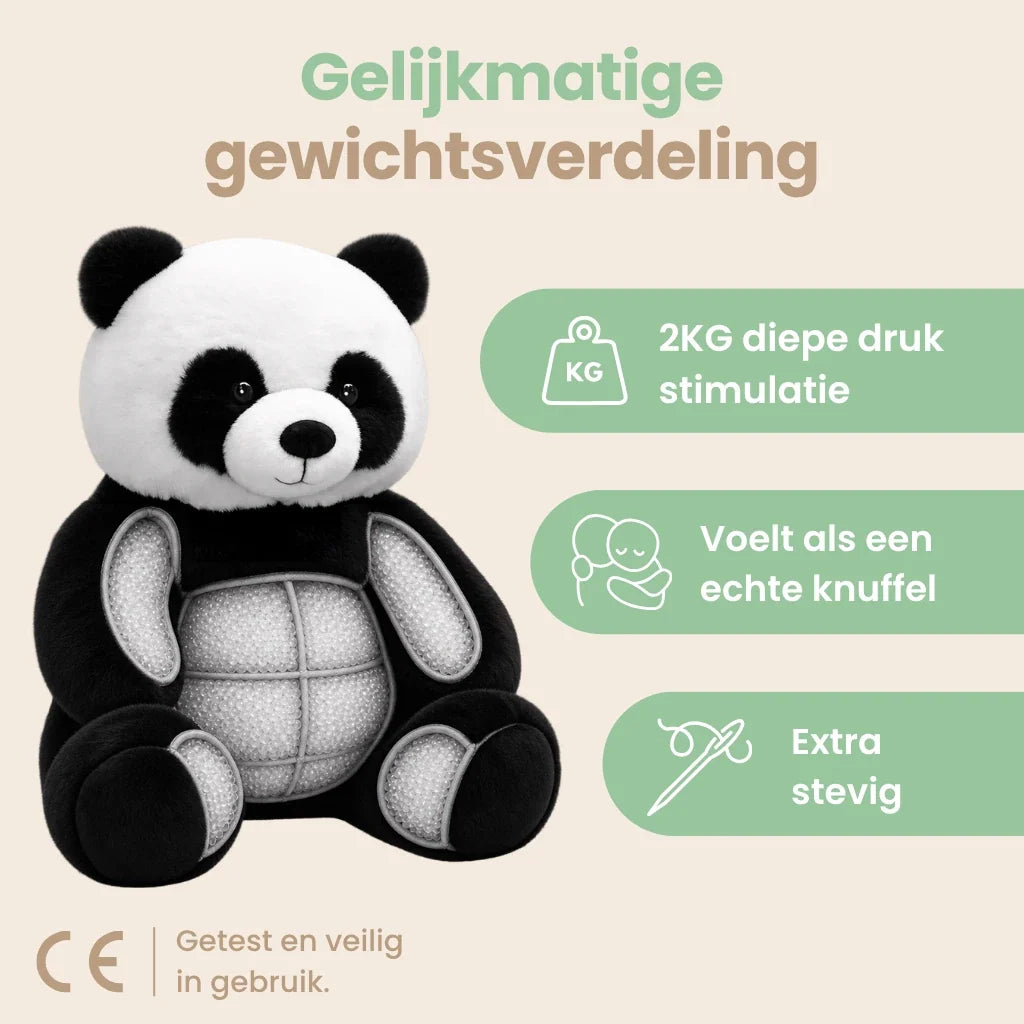 Wat voor vulling zit er in een verzwaringsknuffel?