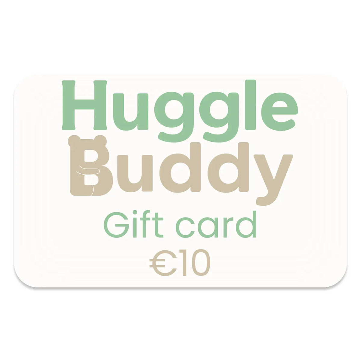 Huggle Buddy Cadeaukaart 10 euro